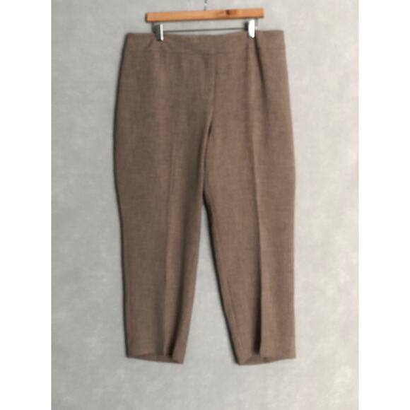 Kasper Women's Size 16W Flat Front Straight Leg Pant NEW - Picture 1 of 7